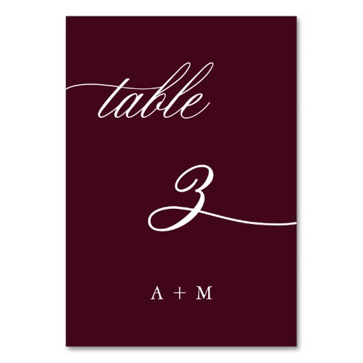 Romantische kalligrafie Trouwkaart nummer 3, borde Kaart (Achterkant)