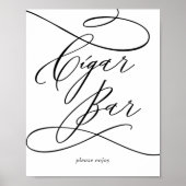 Romantische kalligrafie | Vlaamse signaalborden Poster (Voorkant)