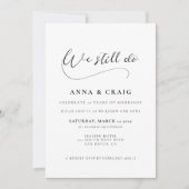 Romantische kalligrafie We doen nog steeds de Gelo Kaart (Voorkant)