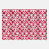 Romantische kant harten Valentijnsdag Inpakpapier Vel (Voorkant 2)