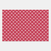 Romantische kant harten Valentijnsdag Patroon Inpakpapier Vel (Voorkant)