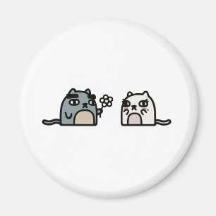 Romantische kat magneet