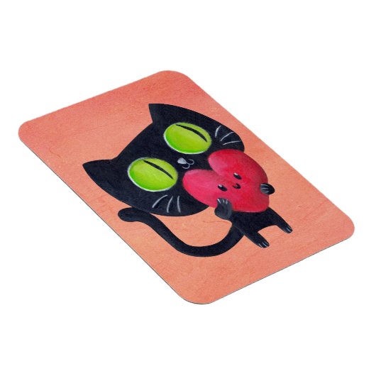 Romantische kat magneet (Rechterzijde)