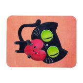 Romantische kat magneet (Horizontaal)