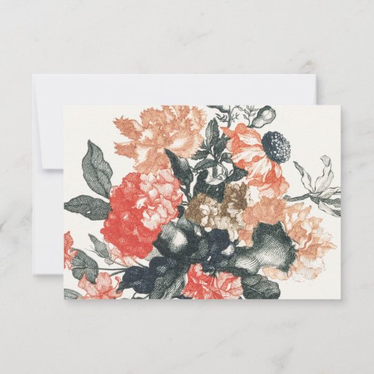 -Romantische Katoentkern — Gegevens RSVP Kaartje (Achterkant)