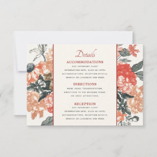 -Romantische Katoentkern — Gegevens RSVP Kaartje