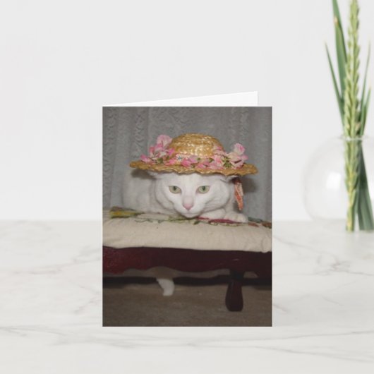 romantische katten feestdagen kaart (Voorkant)
