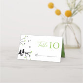 Romantische katten in liefde thema bruiloft recept plaatskaartje (Achterkant)