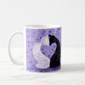 Romantische Katten Koffiemok (Links)