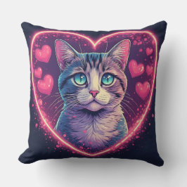 Romantische Kattenliefhebber Cadeau | Esthetisch N Kussen