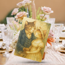 romantische kattentrots en vooroordeel verjaardag