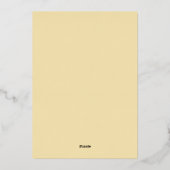  romantische kattentrots en vooroordeel verjaardag folie feestdagenkaart (Achterkant)