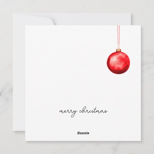 Romantische kerst Kaart voor hem of haar (Achterkant)