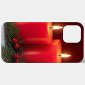 Romantische kerstkaarsen telefoonhoesje Case-Mate iPhone case (Achterkant (horizontaal))