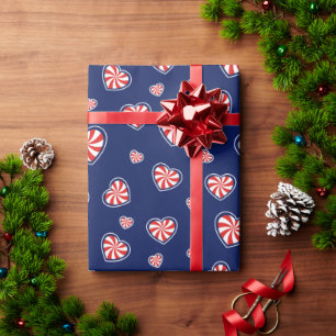 Romantische Kerstmis  Cadeaupapier