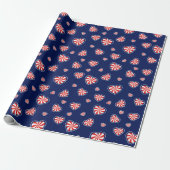 Romantische Kerstmis  Cadeaupapier (Uitgerold)