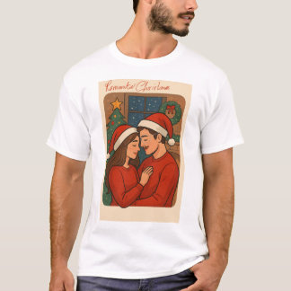 Romantische Kerstmis T-shirt