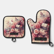 Romantische keuken: Abstracte harten pianomuziek