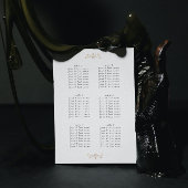 romantische klassieke goudmonogram bruiloft poster