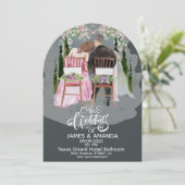 Romantische Klassieker Trouwerij Binnen Budget  Kaart (Staand voorkant)