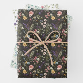  Romantische Kleine Heldere Waterverf Wildflower Inpakpapier Vel (In situ)