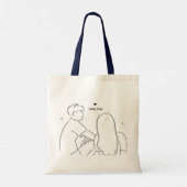 Romantische Koppel Liefde Tas – Perfecte Cadeau  (Achterkant)