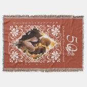 Romantische koppels Foto Red Rust 50 Jubileum Deken (Voorkant)