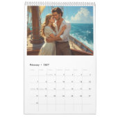 Romantische koppels kalender 2026 02B (Feb 2027)