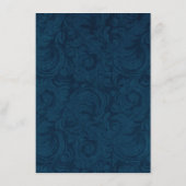 Romantische koraalrode pioen detailkaarten informatiekaartje (Achterkant)