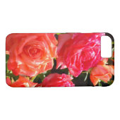 Romantische koraalRozen Case-Mate iPhone Case (Achterkant (Horizontaal))