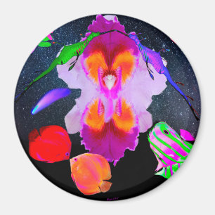 Romantische Kosmos door Power Flower Magneet