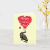 Romantische kraaimoederdag kaart (Gele Bloem)