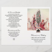 Romantische  kunst gevouwen weddenschap (Voorkant)