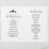 Romantische  kunst gevouwen weddenschap (Achterkant)