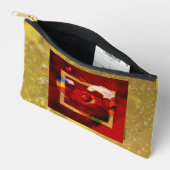 Romantische Kunsttas – In Goud Gehouden Etui (Open)