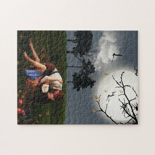 ROMANTISCHE KUPMOONLIGHT SENSUAL PUZZZLE LEGPUZZEL (Horizontaal)