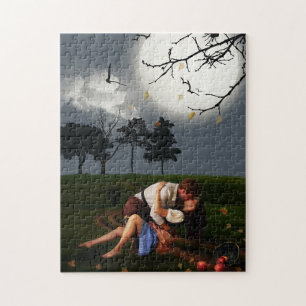 ROMANTISCHE KUPMOONLIGHT SENSUAL PUZZZLE LEGPUZZEL