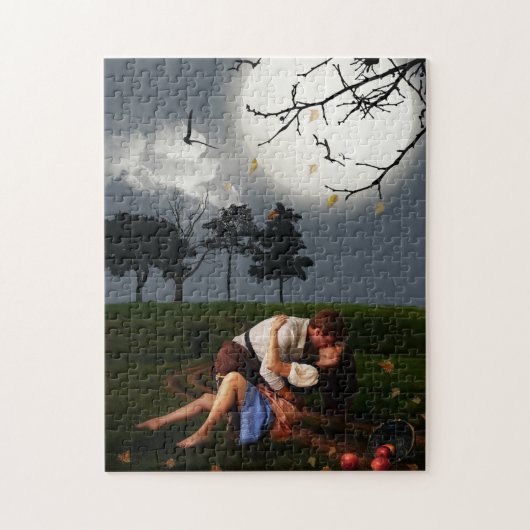 ROMANTISCHE KUPMOONLIGHT SENSUAL PUZZZLE LEGPUZZEL (Verticaal)