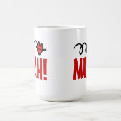 Romantische kus mok met rode lippen | Muah! (Center)