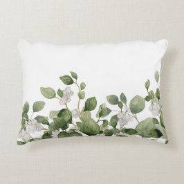 Romantische kussen, groen accent kussen