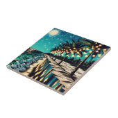 Romantische  Kustkunst Tegeltje (Zijkant)