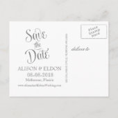 Romantische Lacey-dromen met bloemen Aankondigingskaart (Achterkant)