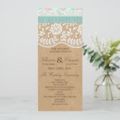 Romantische Lacey-dromen met bloemen Kaart (Staand voorkant)