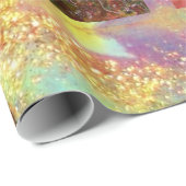 ROMANTISCHE LADY MET PEACOCK VERDER CADEAUPAPIER (Rol Hoek)