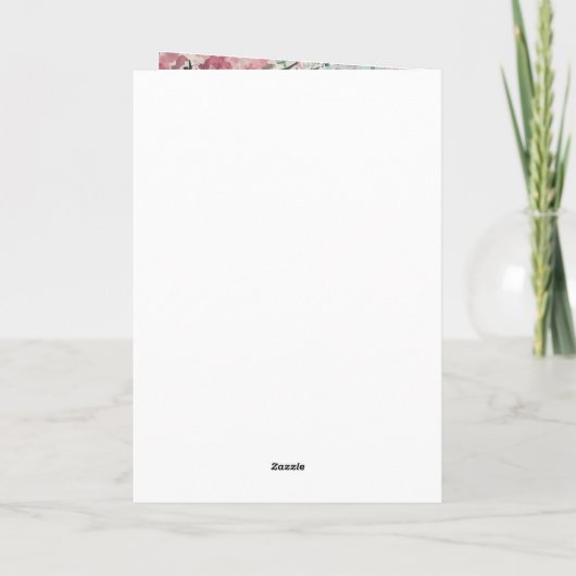 Romantische Lake Wedding Kaart (Achterkant)