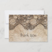 Romantische landkant bedankkaart (Voorkant)