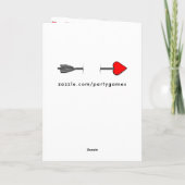 Romantische lange afstand relatie Valentijn Kaart (Achterkant)