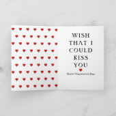 Romantische lange afstand relatie Valentijn Kaart (Binnen)