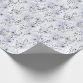 Romantische lavendelbloemen cadeaupapier (Hoek)