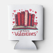 Romantische leesstemming Cozy Valentijns cadeau Blikjeskoeler (Achterkant)